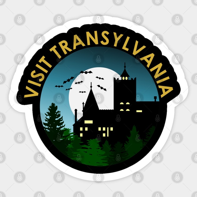 Visit Transylvania Sticker by inotyler